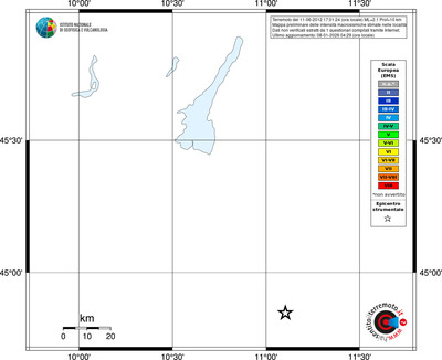 Mappa EMS - territori località