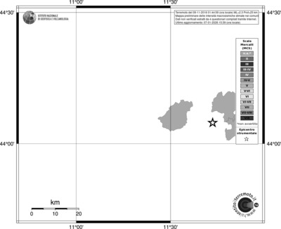 Mappa MCS - territori comuni