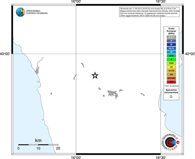 Mappa EMS - territori località