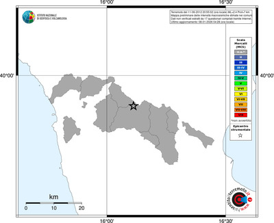 Mappa MCS - territori comuni