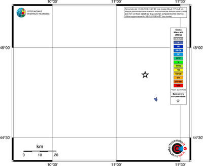 Mappa MCS - territori località