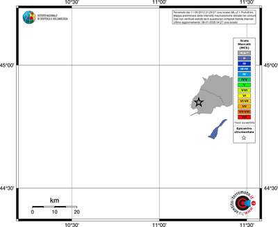 Mappa MCS - territori comuni