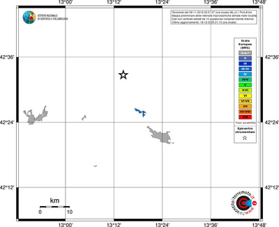 Mappa EMS - territori località