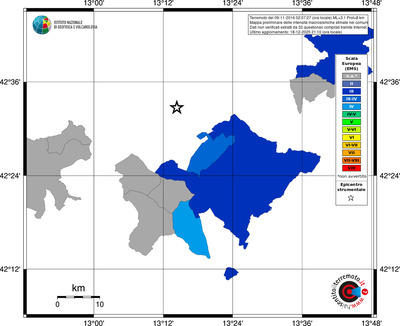 Mappa EMS - territori comuni