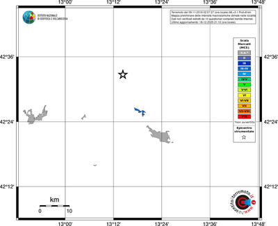 Mappa MCS - territori località
