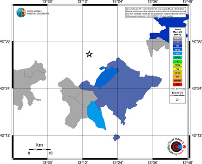 Mappa MCS - territori comuni