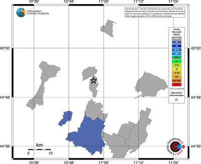 Mappa MCS - territori comuni