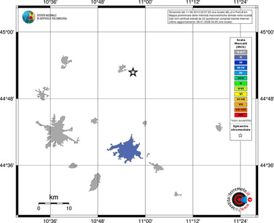 Mappa MCS - territori località
