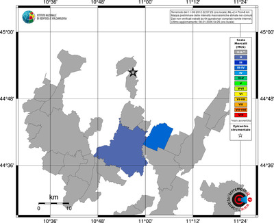 Mappa MCS - territori comuni
