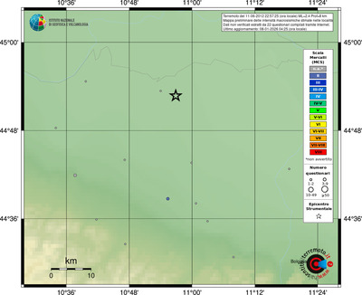 Mappa MCS - località