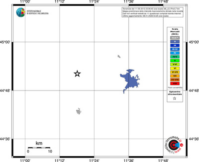Mappa MCS - territori località