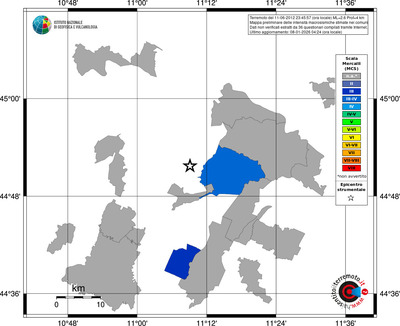 Mappa MCS - territori comuni