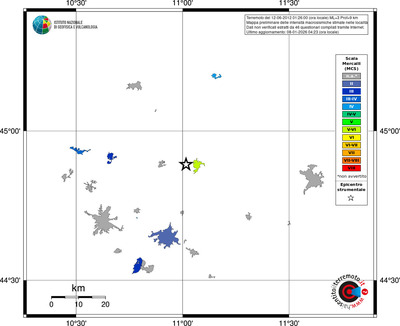 Mappa MCS - territori località