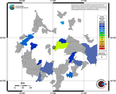 Mappa MCS - territori comuni