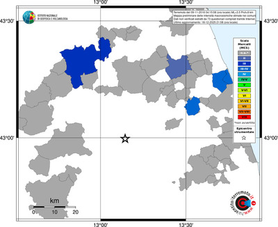 Mappa MCS - territori comuni