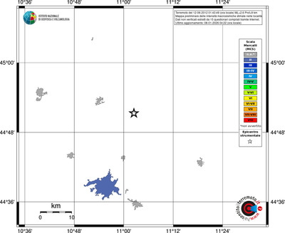 Mappa MCS - territori località