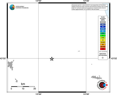 Mappa EMS - territori località