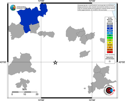 Mappa MCS - territori comuni