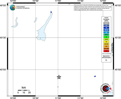 Mappa EMS - territori località