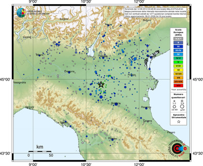 Mappa EMS - località