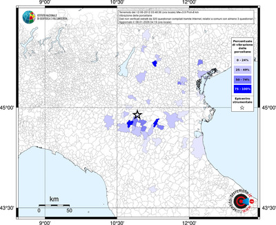 Mappa territorio comunale con almeno 3 questionari