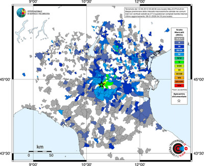 Mappa MCS - territori comuni