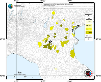 Mappa territorio comunale con almeno 3 questionari