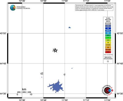 Mappa MCS - territori località