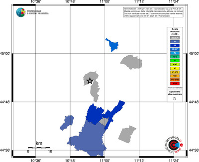 Mappa MCS - territori comuni