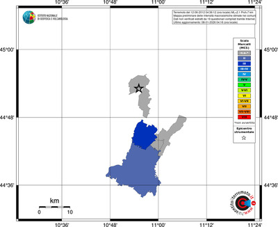Mappa MCS - territori comuni