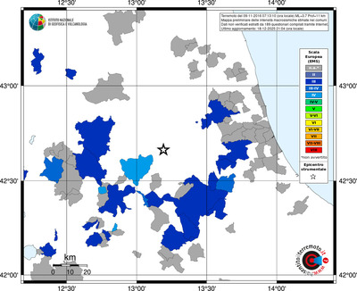 Mappa EMS - territori comuni