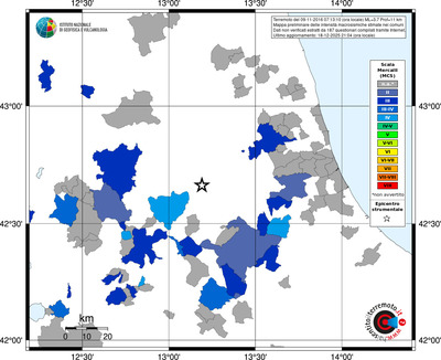 Mappa MCS - territori comuni