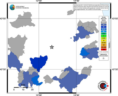 Mappa MCS - territori comuni