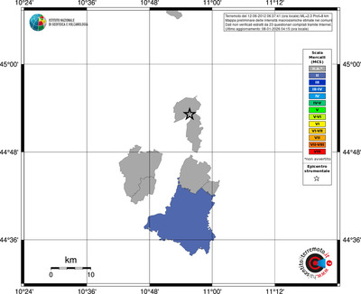 Mappa MCS - territori comuni