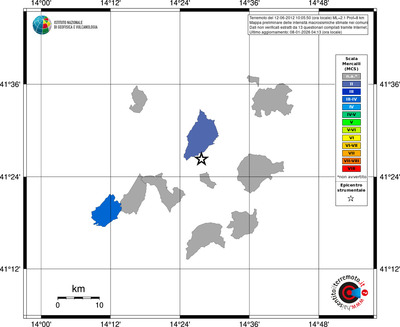 Mappa MCS - territori comuni