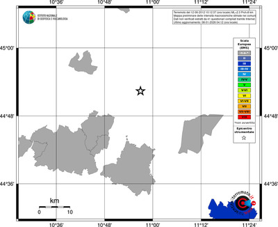 Mappa EMS - territori comuni