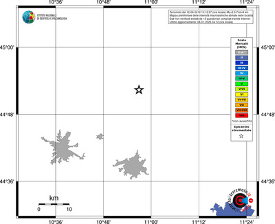 Mappa MCS - territori località