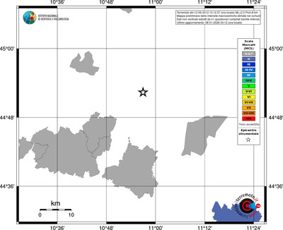 Mappa MCS - territori comuni