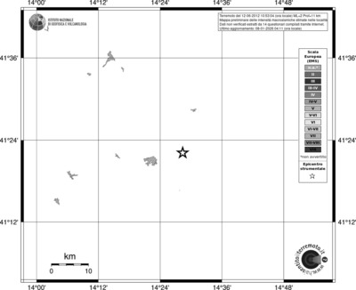 Mappa EMS - territori località