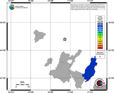 Mappa MCS - territori comuni