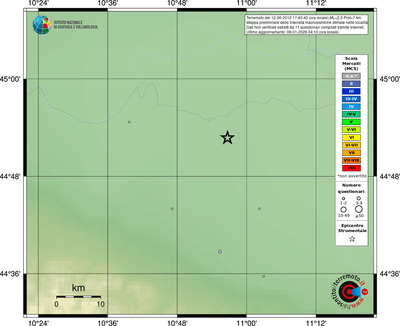 Mappa MCS - località