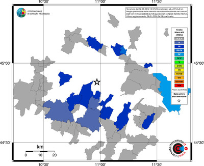 Mappa MCS - territori comuni