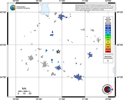 Mappa MCS - territori località