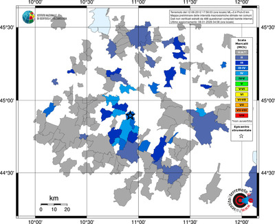 Mappa MCS - territori comuni
