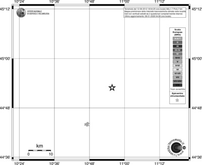 Mappa EMS - territori località