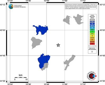 Mappa MCS - territori comuni