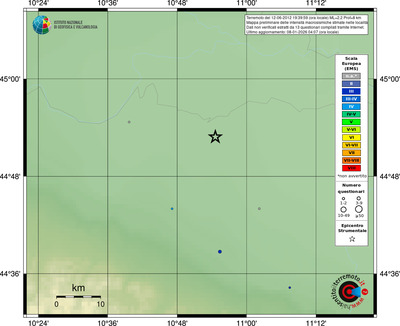 Mappa EMS - località