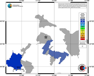 Mappa MCS - territori comuni