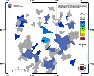 Mappa MCS - territori comuni