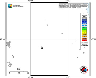 Mappa EMS - territori località